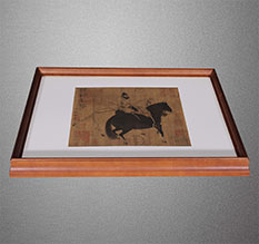 中卫市书画装裱配框服务案例